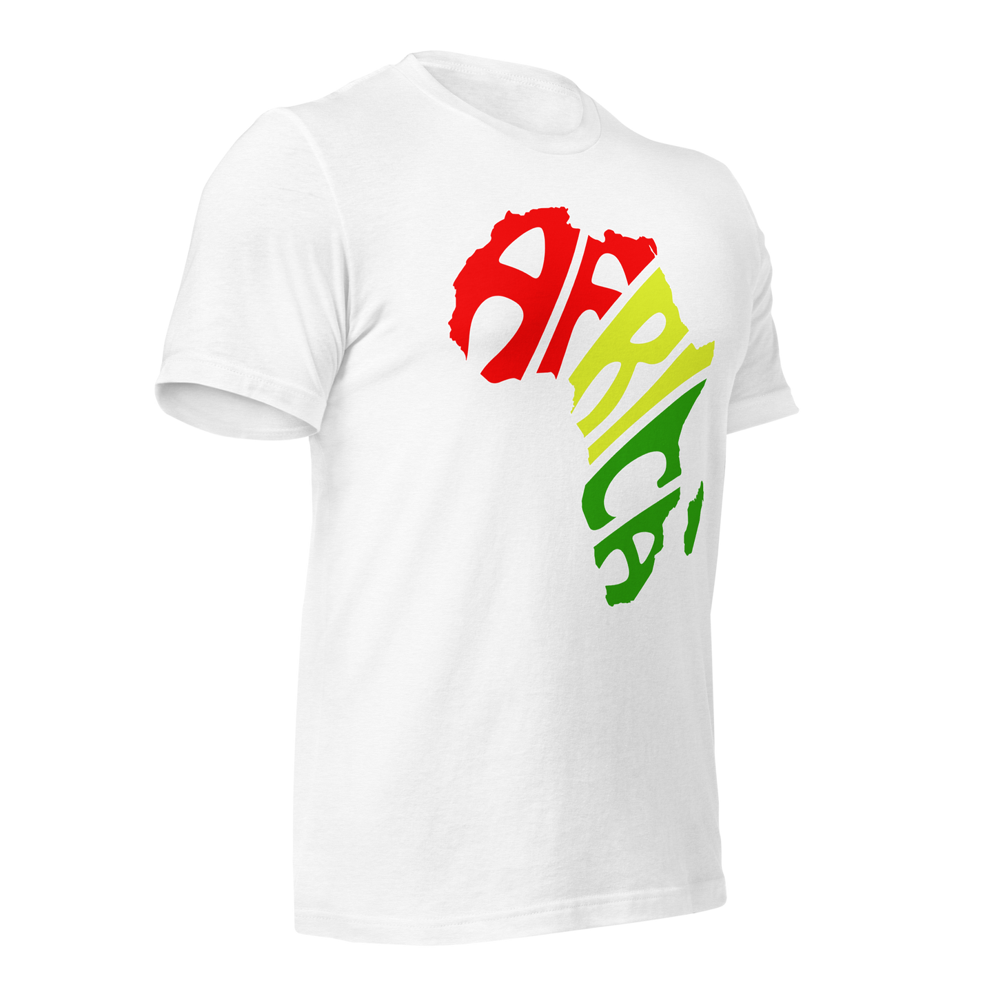 Africa Silhouette Tee — Pan-African Edition Red Gold Green Unisex t-shirt