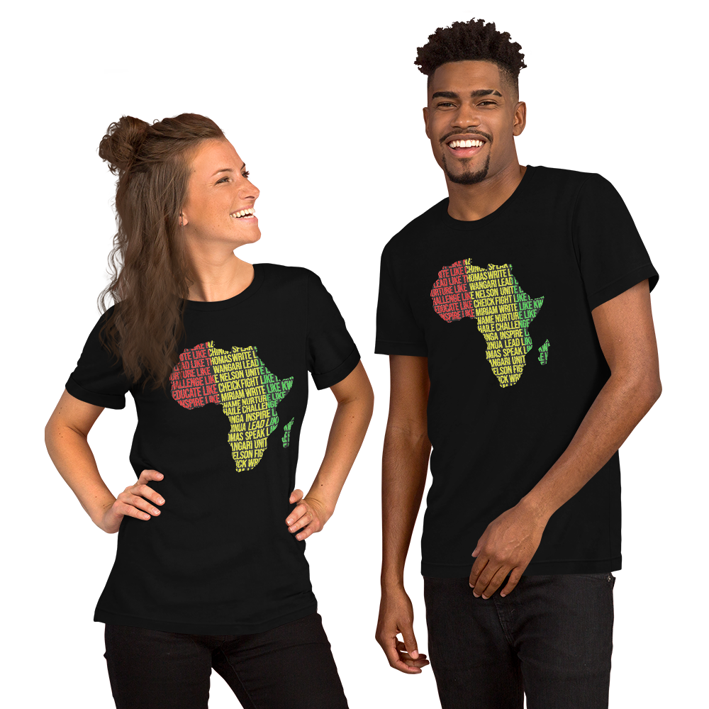 African Legends Pan African Colors Unisex t-shirt