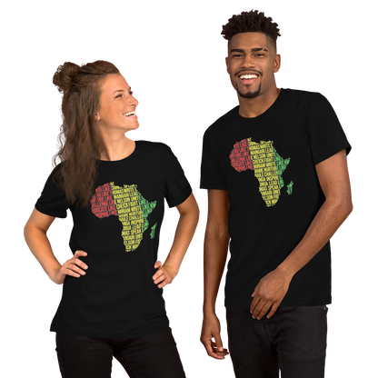 African Legends Pan African Colors Unisex t-shirt