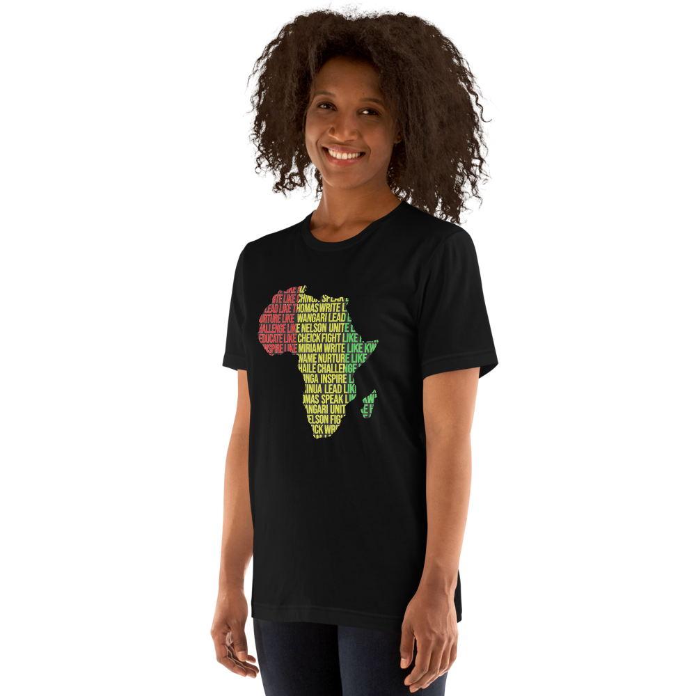 African Legends Pan African Colors Unisex t-shirt