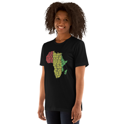 African Legends Pan African Colors Unisex t-shirt