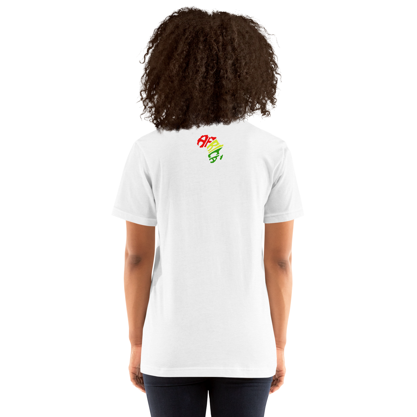 Africa Silhouette Tee — Pan-African Edition Red Gold Green Unisex t-shirt
