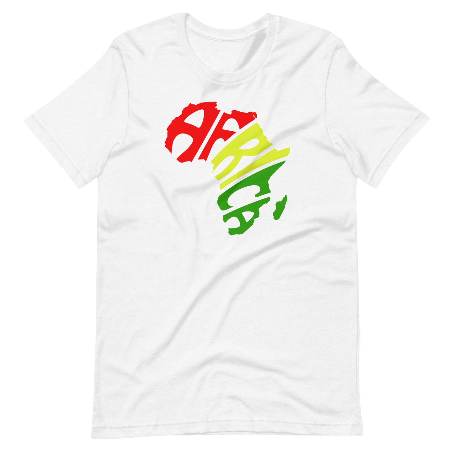 Africa Silhouette Tee — Pan-African Edition Red Gold Green Unisex t-shirt