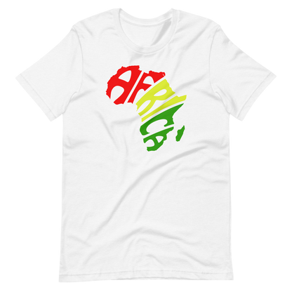 Africa Silhouette Tee — Pan-African Edition Red Gold Green Unisex t-shirt