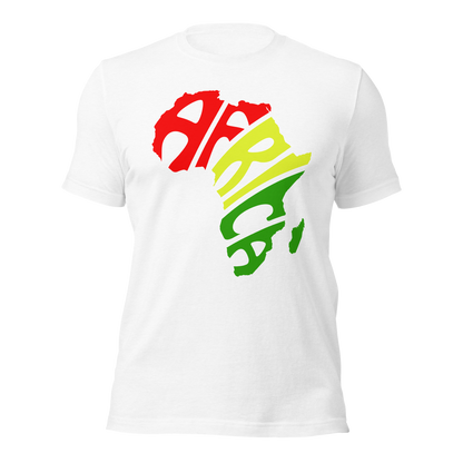 Africa Silhouette Tee — Pan-African Edition Red Gold Green Unisex t-shirt