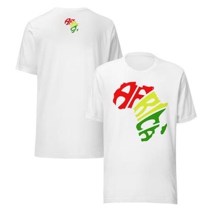 Africa Silhouette Tee — Pan-African Edition Red Gold Green Unisex t-shirt