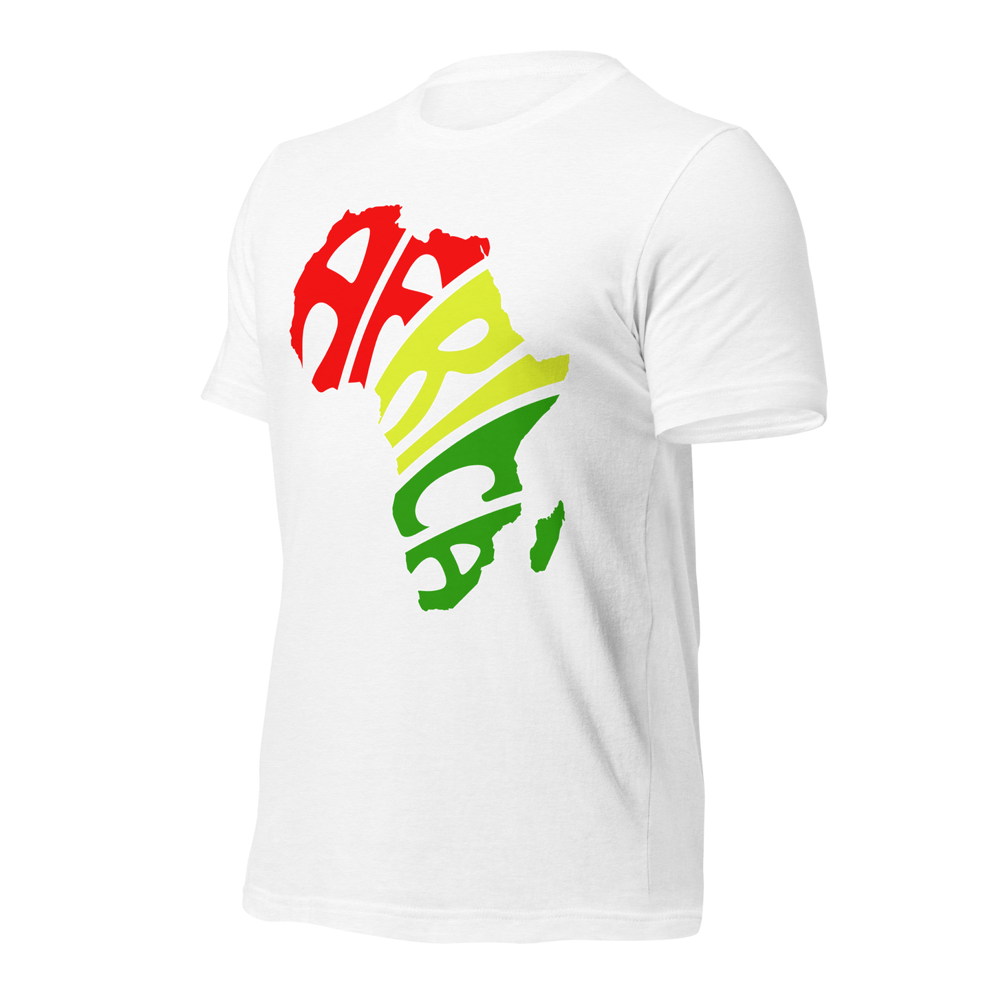 Africa Silhouette Tee — Pan-African Edition Red Gold Green Unisex t-shirt