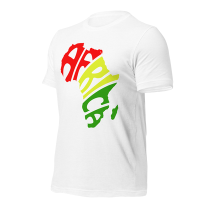 Africa Silhouette Tee — Pan-African Edition Red Gold Green Unisex t-shirt