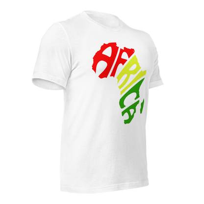 Africa Silhouette Tee — Pan-African Edition Red Gold Green Unisex t-shirt